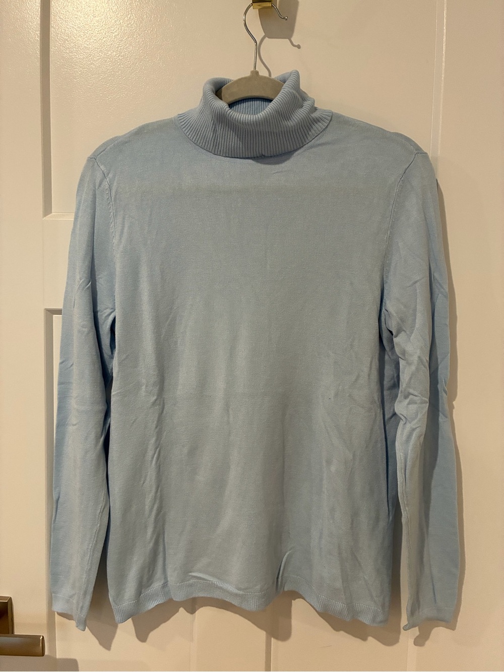 Chico's Light Blue Women’s Turtleneck Sweater